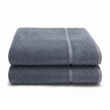 Panda Bamboo & Cotton Blue Bath Towels, 2 Pack Panda Bamboo & Cotton Blue Bath Towels, 2 Pack