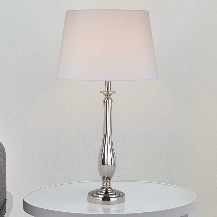 Aitana Nickel Table Lamp Costco Uk Aitana Nickel Table Lamp Costco Uk, Nickel Table Lamps