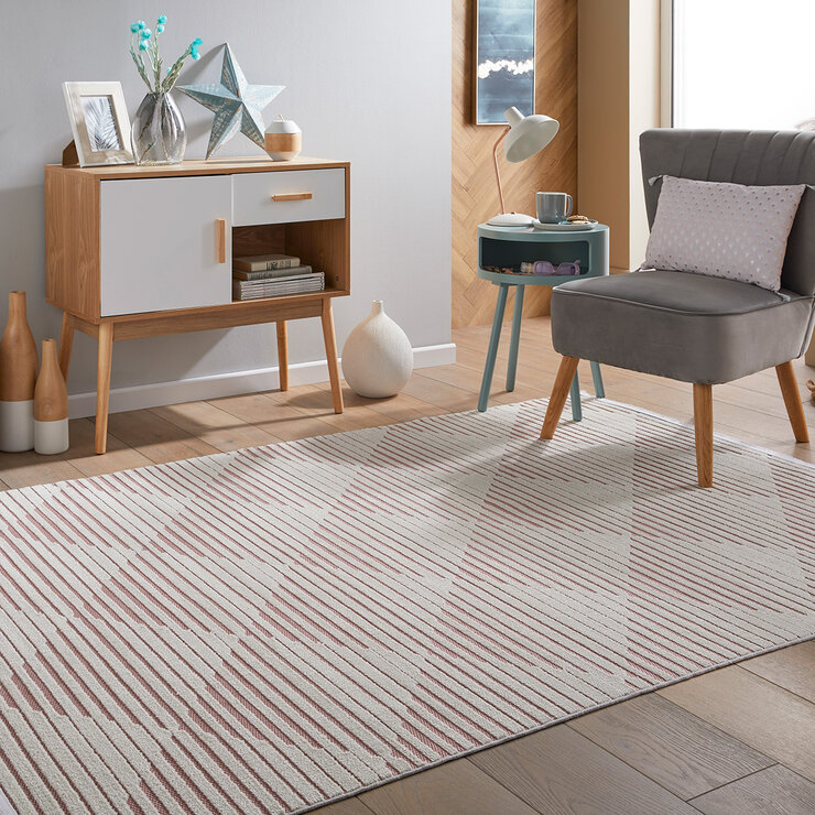 Concept Looms Jazz Pink Indoor Outdoor Rug, in 2 Sizes