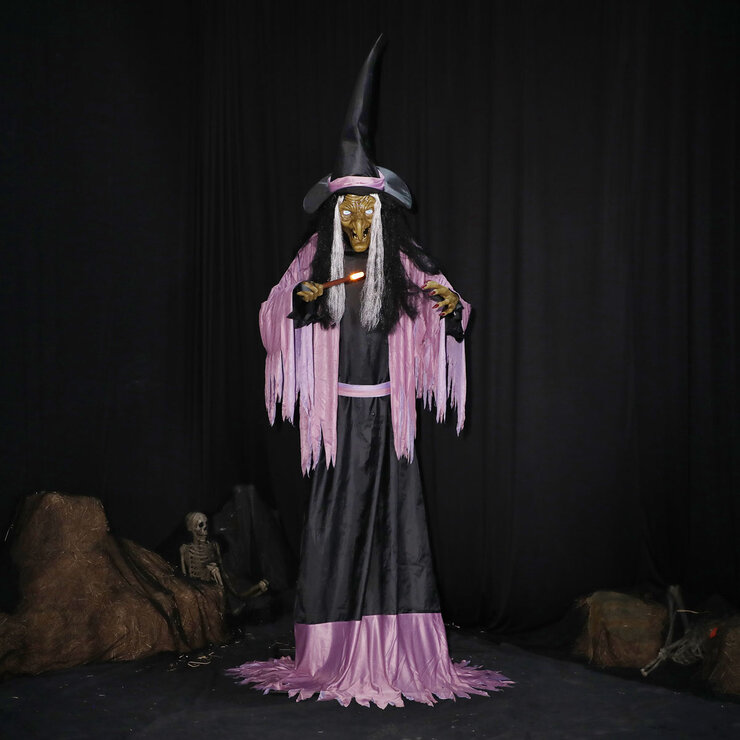 Halloween 10ft (3m) Animated Witch with Lights & Sounds Halloween 10ft (3m) Animated Witch with Lights & Sounds