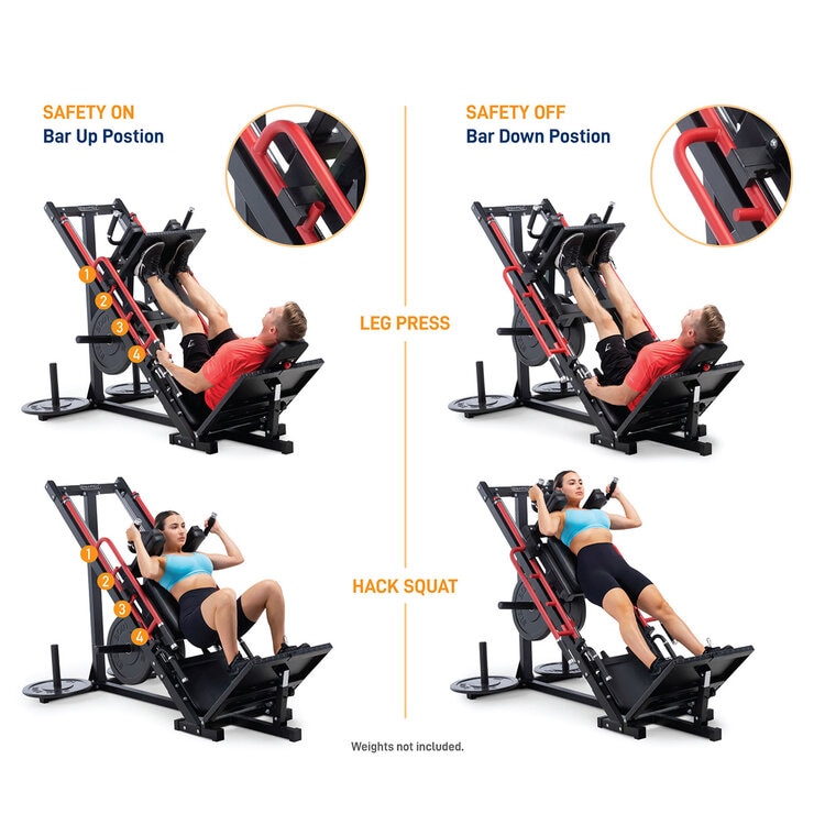 Marcy MWM-0418 Leg Press and Squat Machine