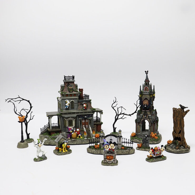 Buy 12pc Disney Halloween Village Overview Image at Costco.co.uk