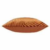Paoletti Evoke Rust Velvet Feather Fill Cushion 2 Pack, 45 x 45 cm