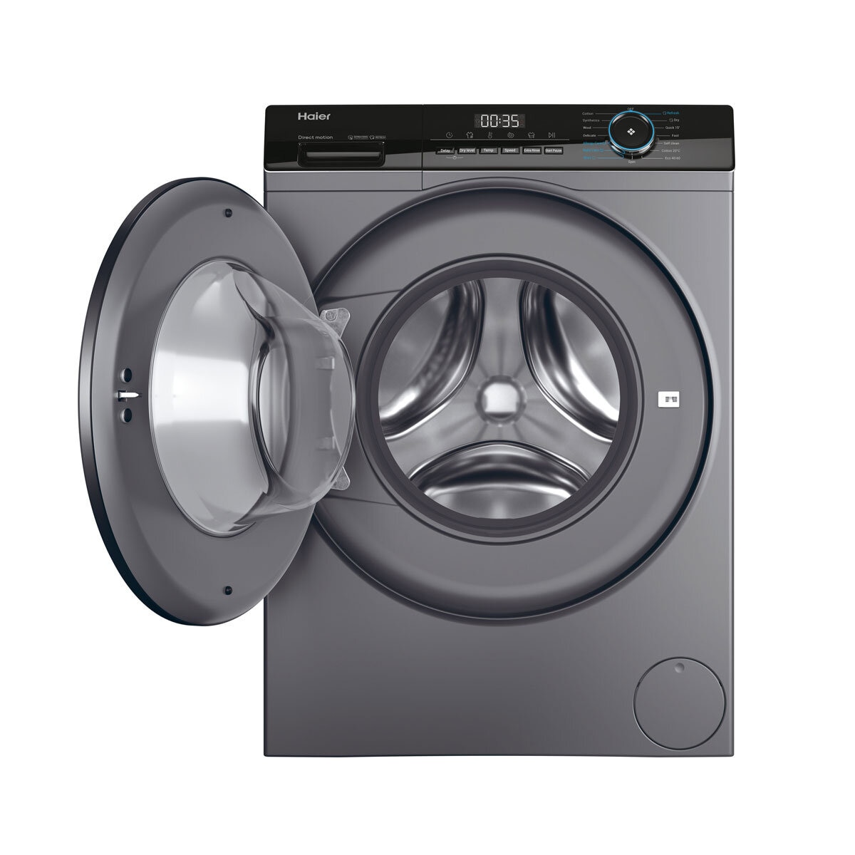 Haier Series 3 HWD100-B14939S, 10/6kg 1400rpm Washer Dryer in Graphite