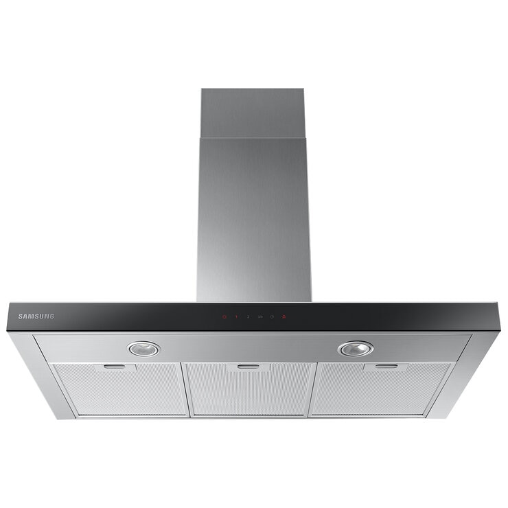Samsung NK36C5070US/UR 90cm Cooker Hood with Touch Control, in Stainless Steel/Black