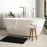 Safdie Tufted Wave Black Bath Mat, 56 x 91 cm Safdie Tufted Wave Black Bath Mat, 56 x 91 cm