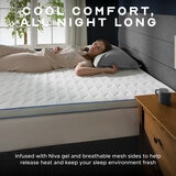 Snuggledown Luxury Memory Foam & Gel Mattress Topper, King Snuggledown Luxury Memory Foam & Gel Mattress Topper, King