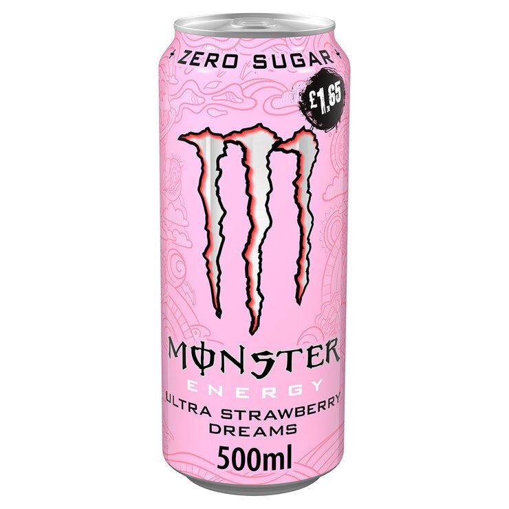 Monster Ultra Strawberry Dreams PMP £1.65, 500ml
