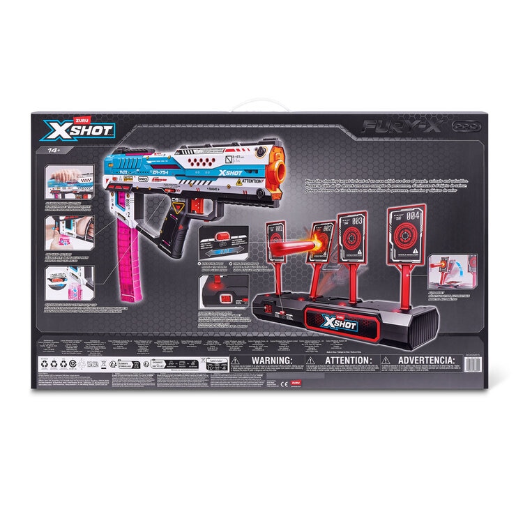 XSHOT SKINS Pro Series Fury-X and Electronic Target Pack by ZURU (14+ Years)