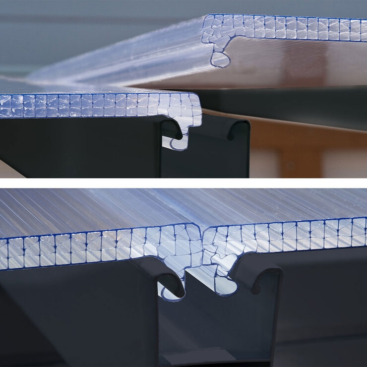 Palram Feria 3 Patio Cover in Grey