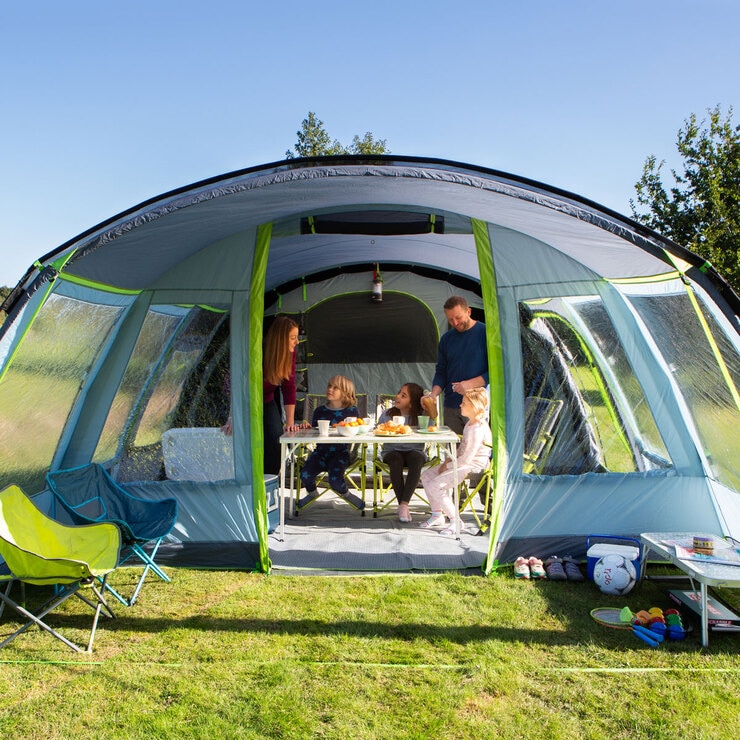 Coleman Meadowood 6 Person Large Family Tent with Blackout Bedrooms