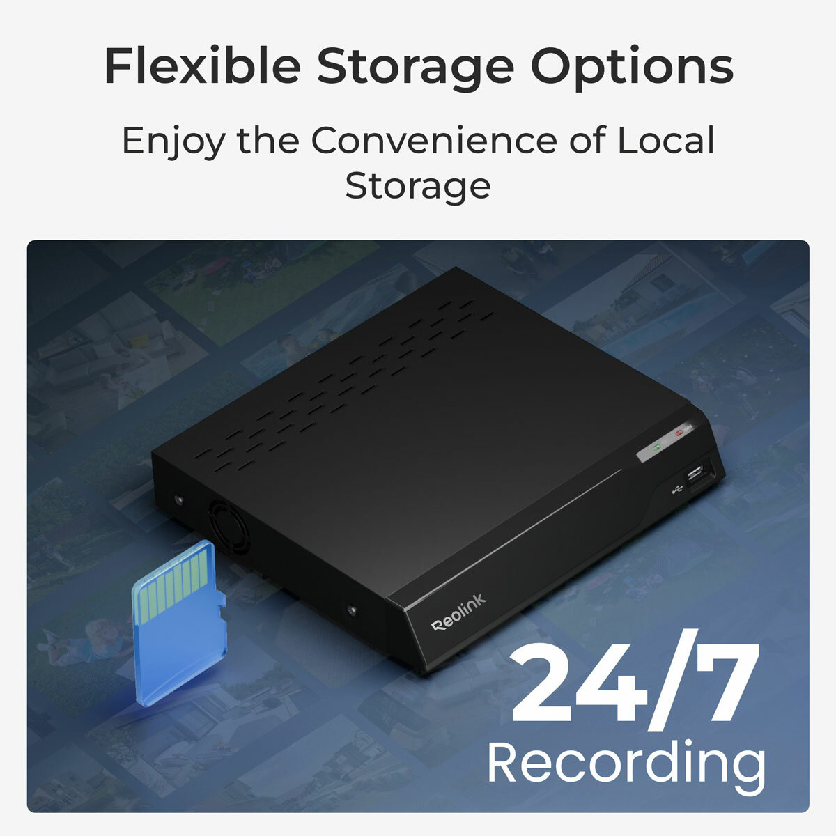 Reolink 4K 180° Battery Wi-Fi Floodlight Security Camera with 64GB SD Card