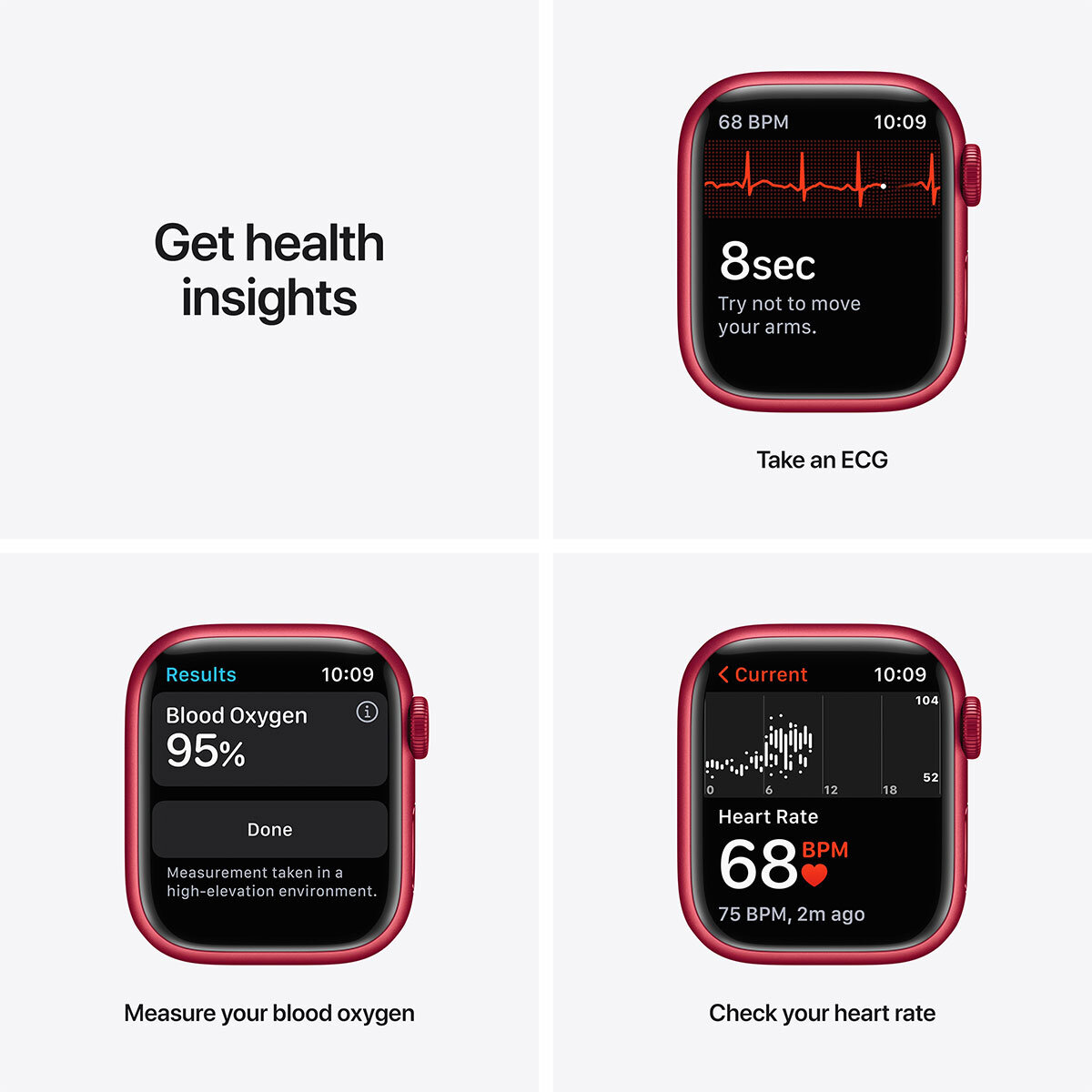 Buy Apple Watch Series 7 GPS + Cellular, 41mm (PRODUCT)RED Aluminium Case with (PRODUCT)RED Sport Band, MKHV3B/A at costco.co.uk
