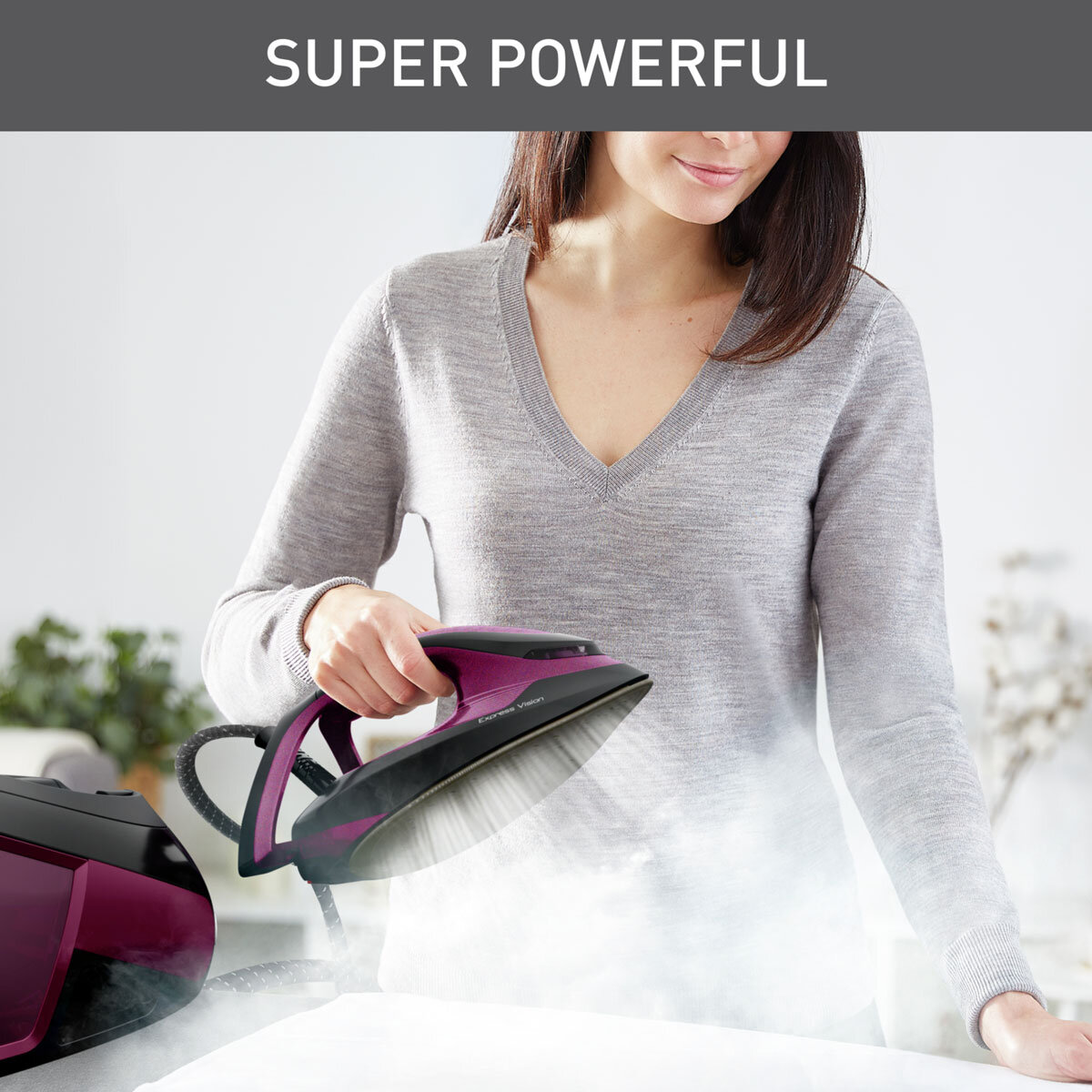 Image of Tefal Steam Gen Iron with description of Steam Power