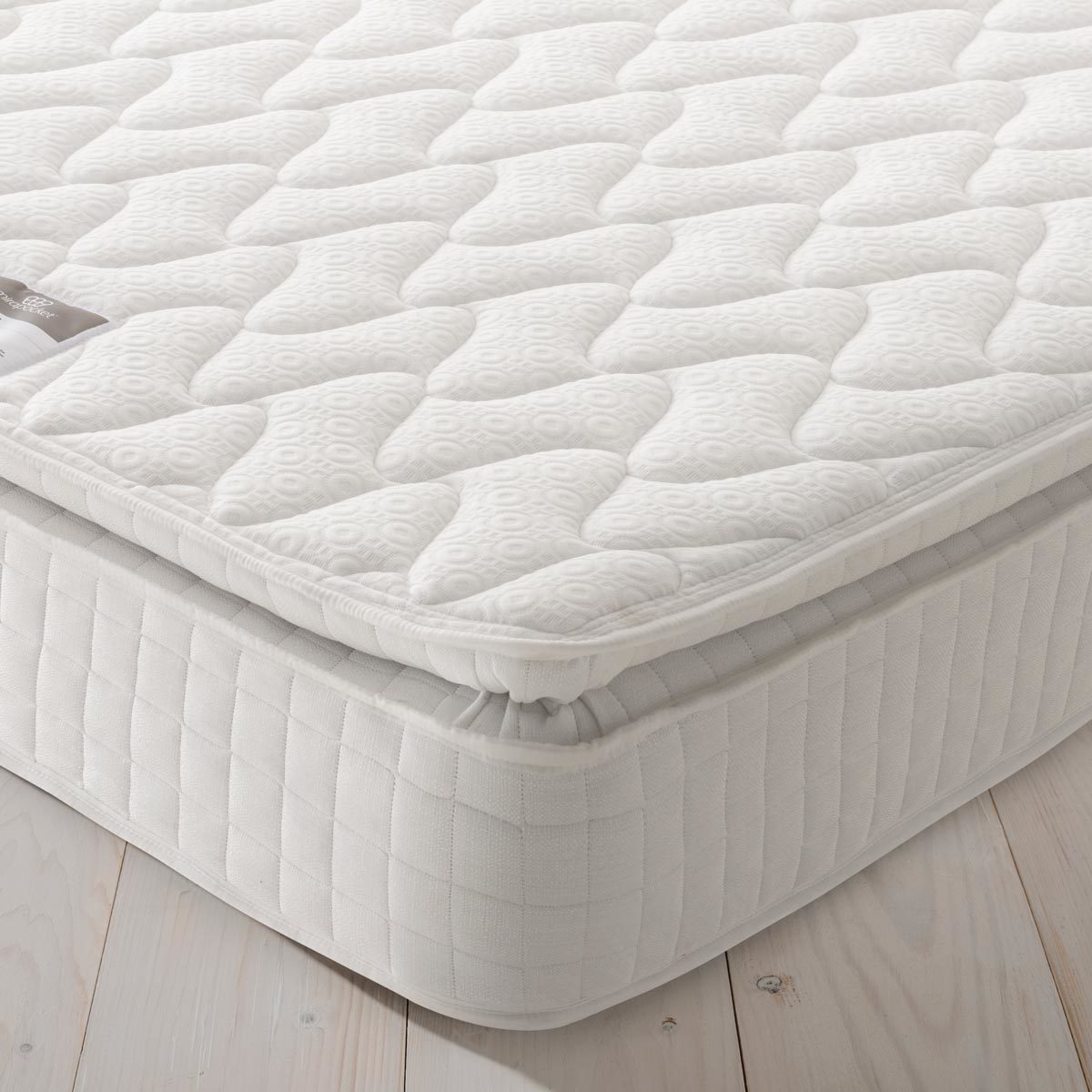 Silentnight Eco Comfort 800 Pillowtop Mattress & Slate Grey Divan