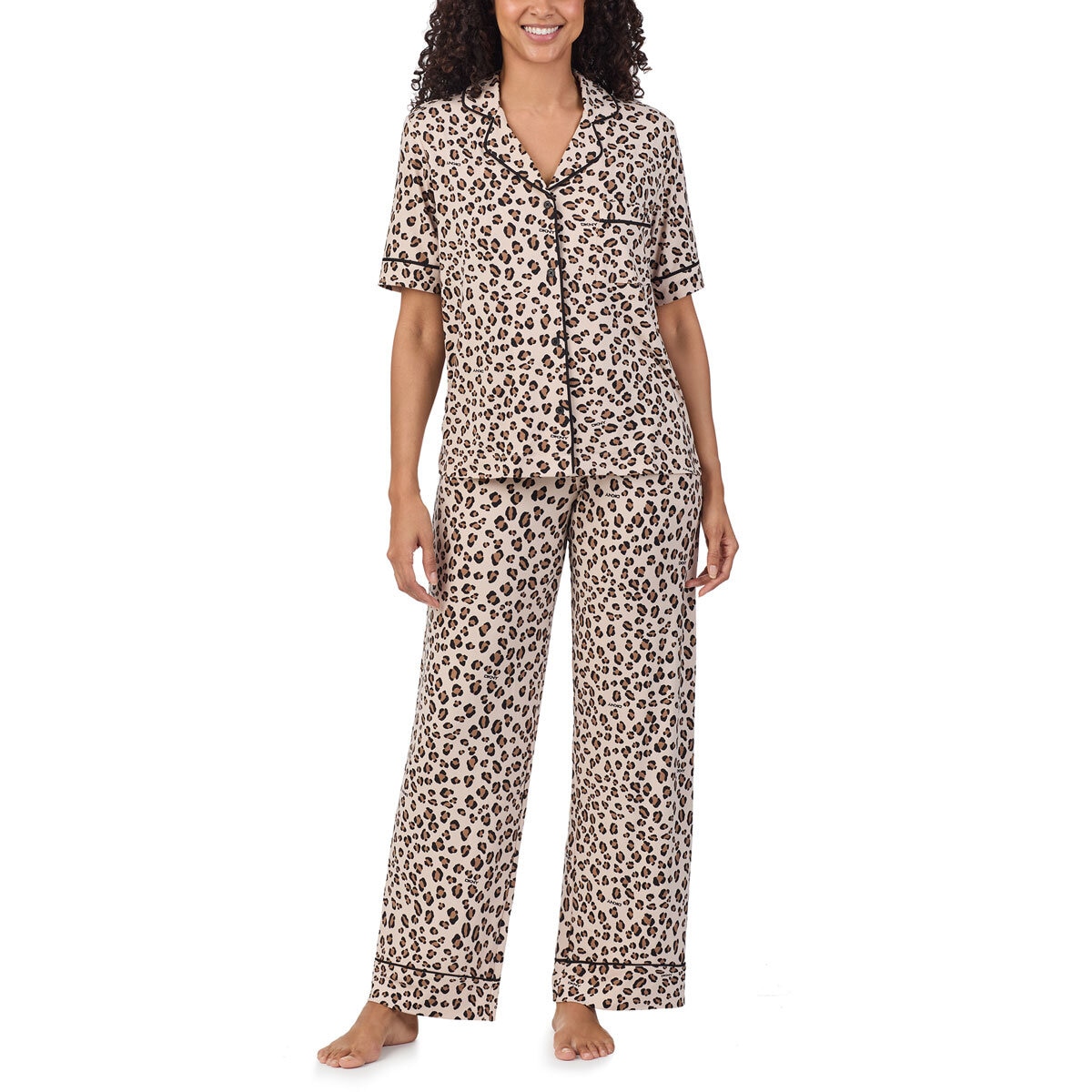 DKNY Ladies Notch Collar 3 Piece PJ Set