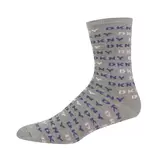DKNY Women's Patterned Socks, 6 Pack in Blue