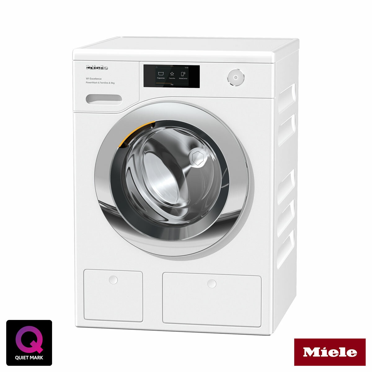 Miele WER865WPS 9kg, 1600rpm, TwinDos and QuickPowerWash Washing Machine, A Rated in White