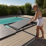 Concealed storage for glass panels
