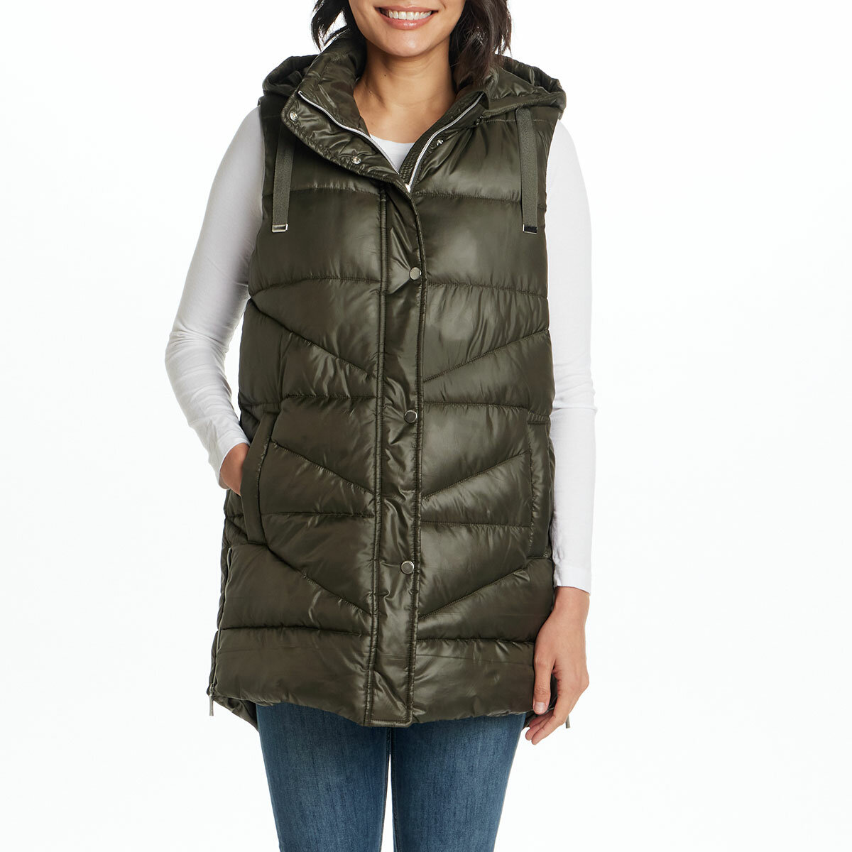 Weatherproof Women's Long Vest