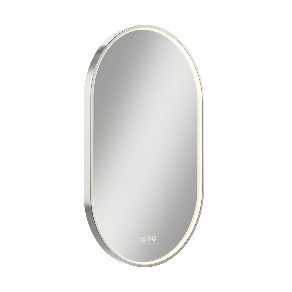 Artika Royce Oval LED Chrome Mirror with Demister Artika Royce Oval LED Chrome Mirror with Demister