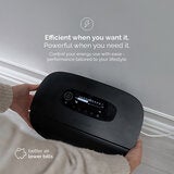 Lifestyle image showing features of dehumidifier