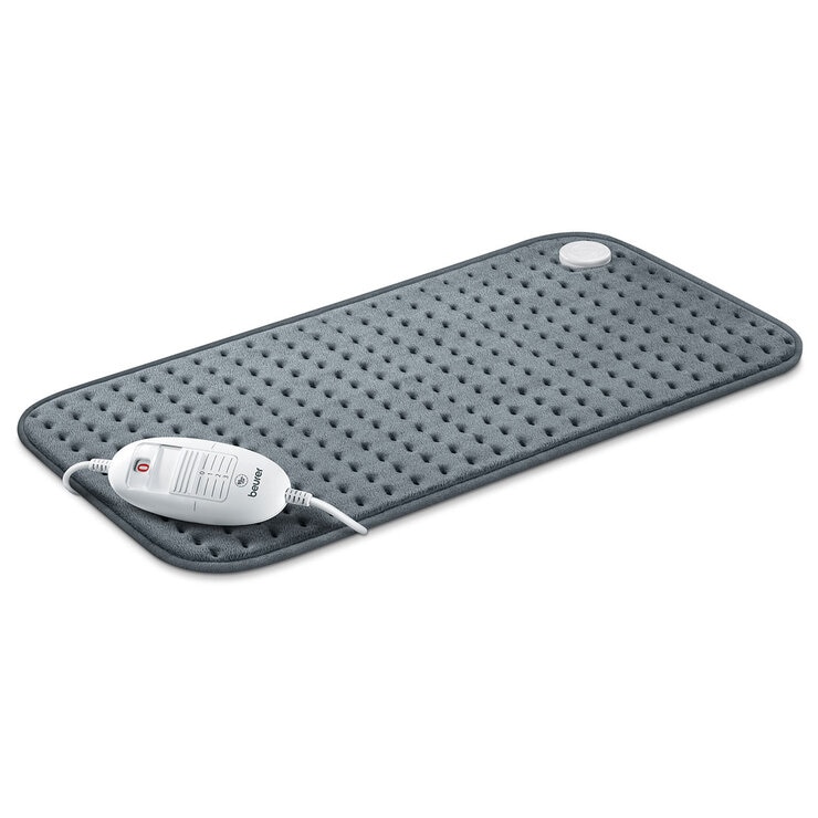 Beurer Super Soft Heat Pad in Grey, 60 x 30 cm