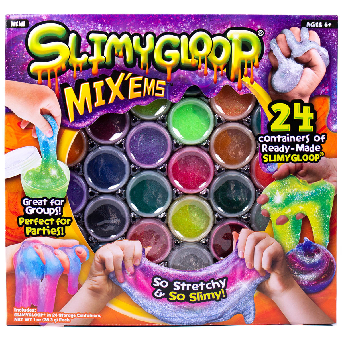 Slimy Gloop Mixems 24 pack boxed image