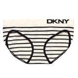 DKNY Women's Seamless Rib Knit 4 Pack Bikini Brief in Pink/Nude