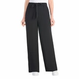Hilary Radley Crinkle Wide Leg Pant in Black
