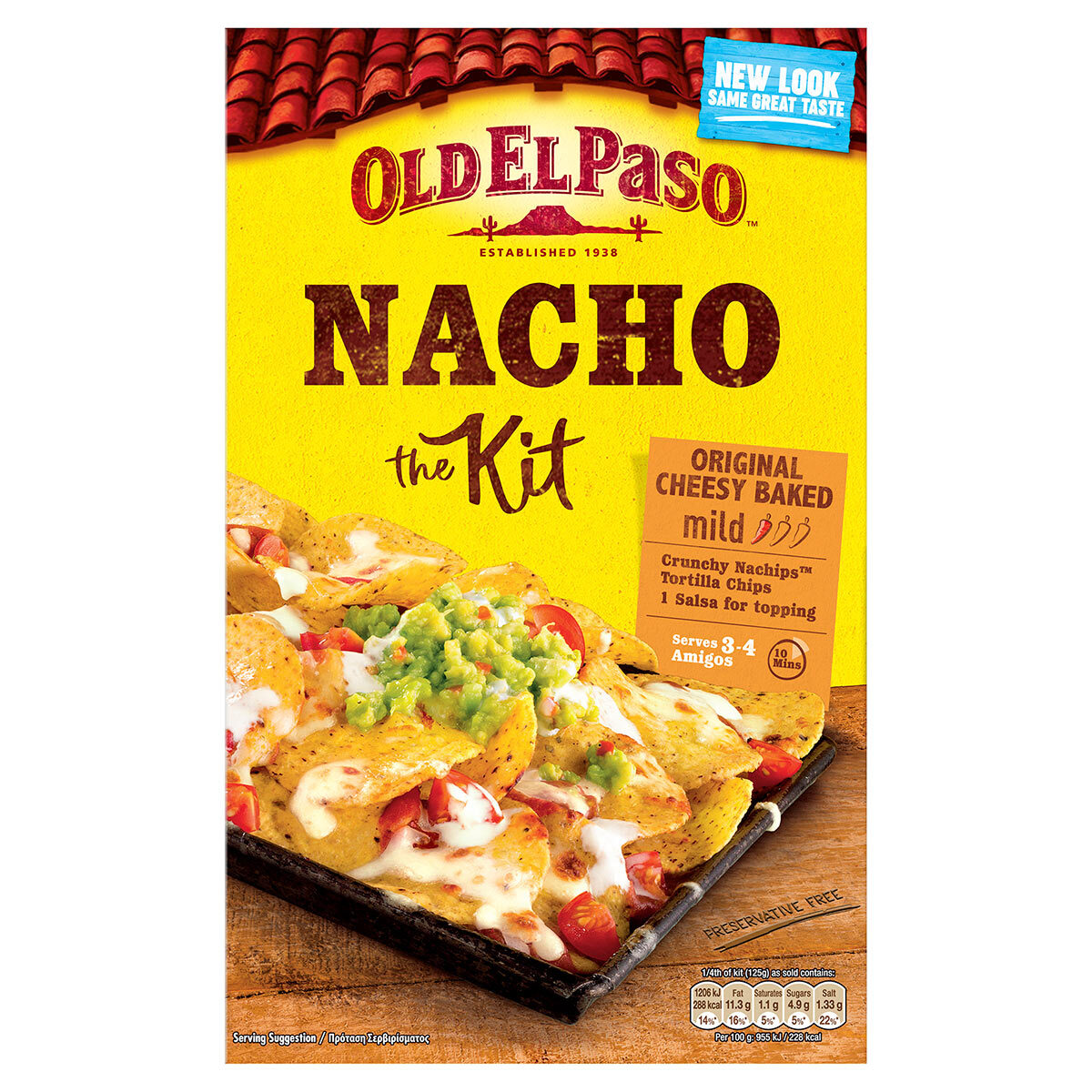 Old El Paso Nacho Kit, 4 x 505g