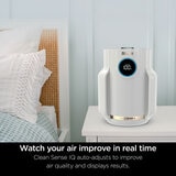 Lifestyle image of Shark NeverChange5 Compact Pro Air Purifier with Clean Sense IQ