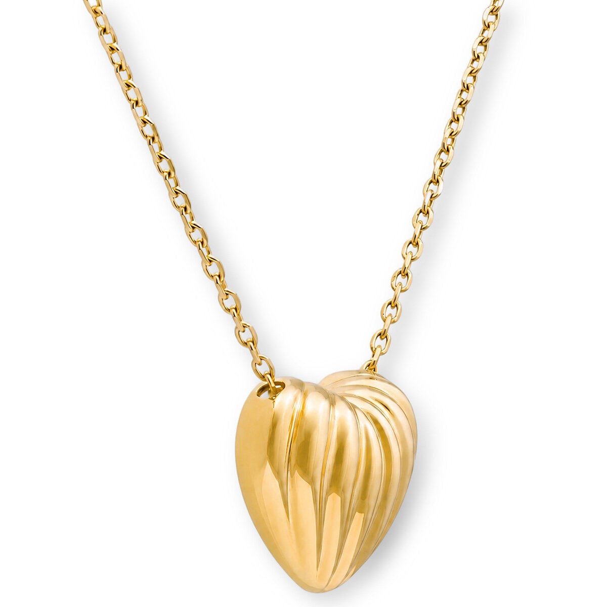 14ct Yellow Gold Textured Heart Pendant 14ct Yellow Gold Textured Heart Pendant