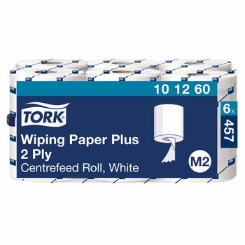 Tork Plus Centre Feed in White, 6 x 157.5m