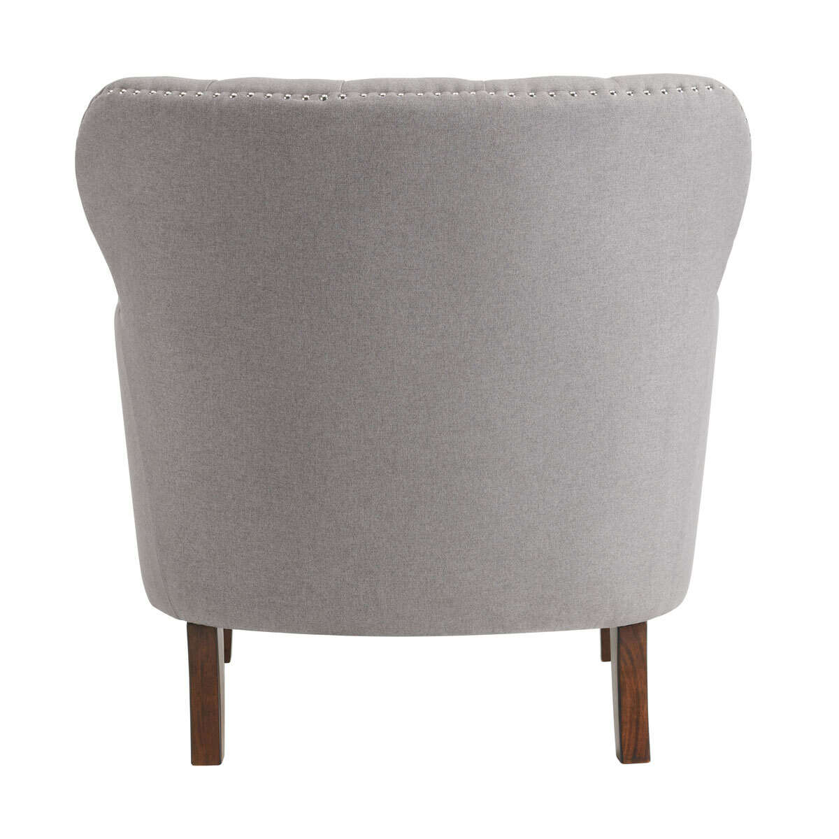 Back of Brittany Fabric Accent Chair and Ottoman