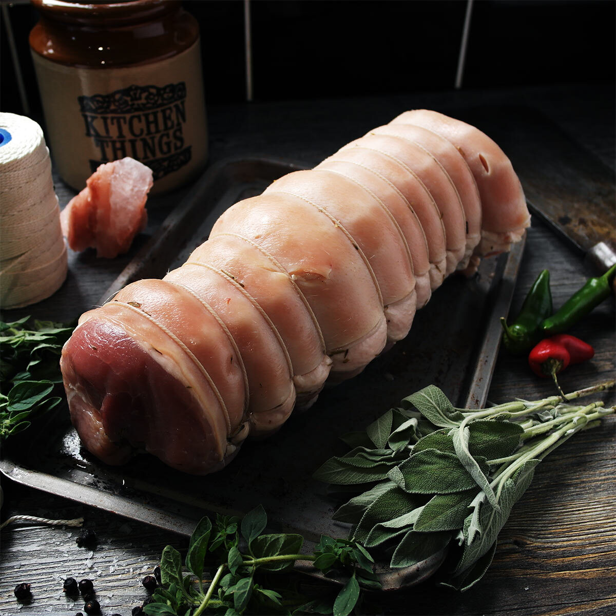 Taste Tradition Fresh Porchetta with Italian Herbs, 4.5kg