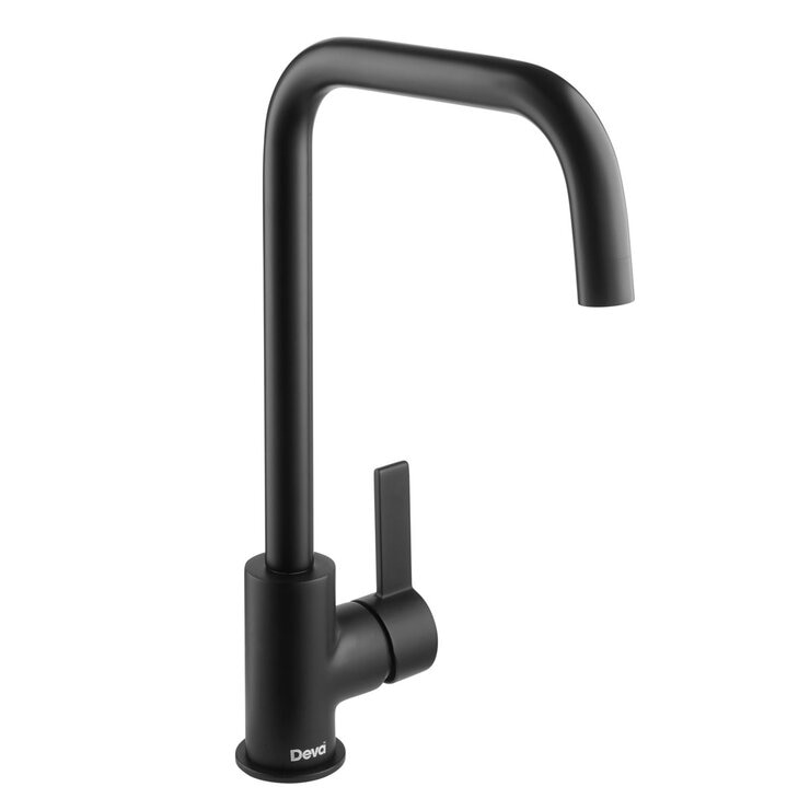 Deva Ashworth Kitchen Sink Mixer Tap In Matte Black, Model ASH104BK Deva Ashworth Kitchen Sink Mixer Tap In Matte Black, Model ASH104BK