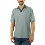 Jachs Mens Lightweight Knit Oxford Polo Shirt