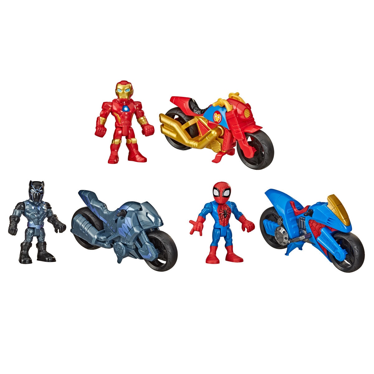 Marvel super heroes on white background