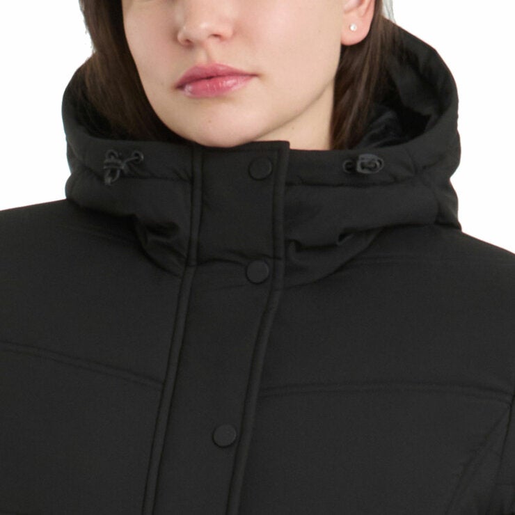 Sanctuary Women's Walker Coat with Faux Fur Hood Sanctuary Women's Walker Coat with Faux Fur Hood