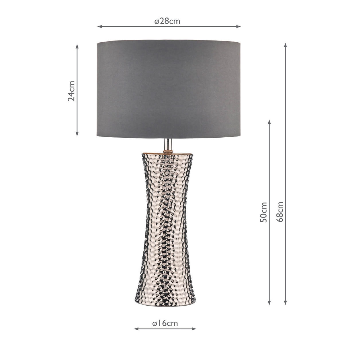 Line Drawing of Dar Bokara Table Lamp