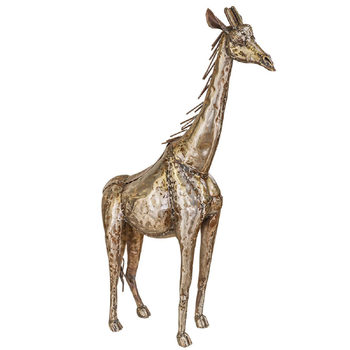 Pangea Giraffe Ornamental Metal Structure in 3 Sizes