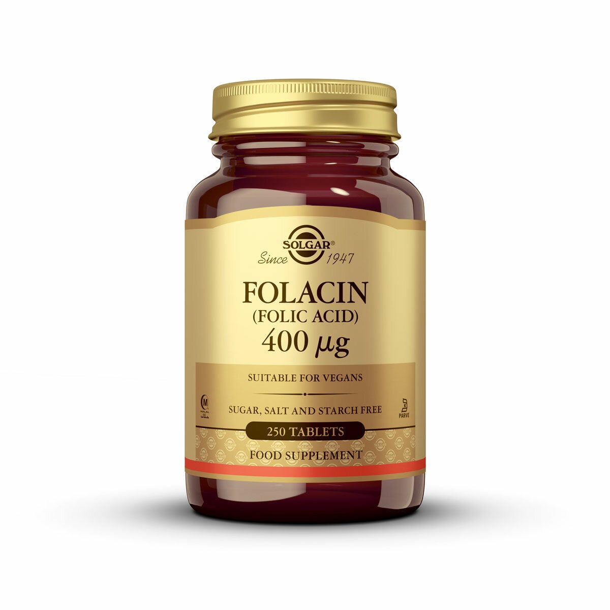 Solgar Folic Acid 400mcg, 250 Count Solgar Folic Acid 400mcg, 250 Count