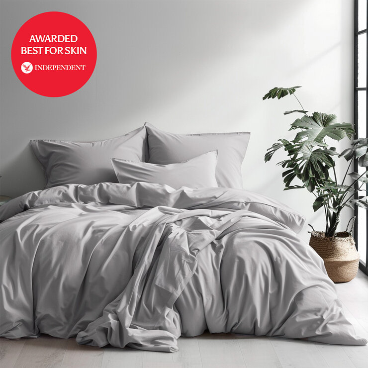 Light Grey SilverLining Duvet Set Light Grey SilverLining Duvet Set