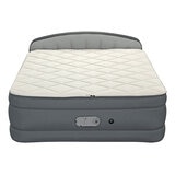 Sealy Queen Sized Airbed with Built-in Dual Pump and Headboard