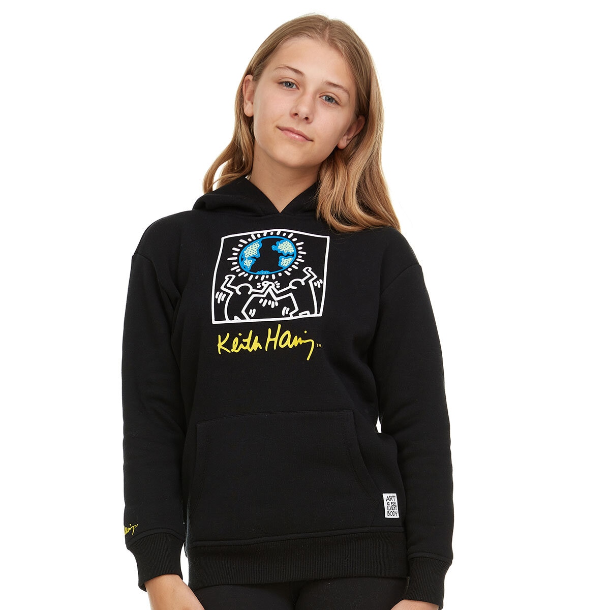 Keith Haring Youth Hoodie in Black