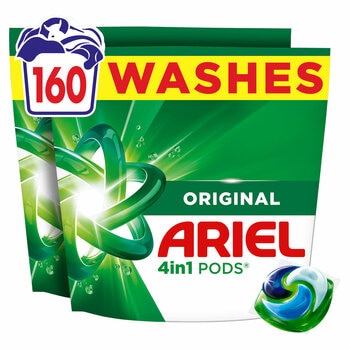 Ariel 4 in 1 Pods, 160 Wash
