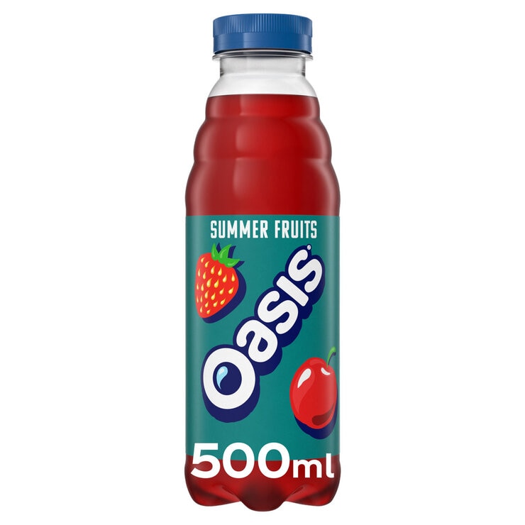 Oasis Summer Fruits PMP, 12 x 500ml