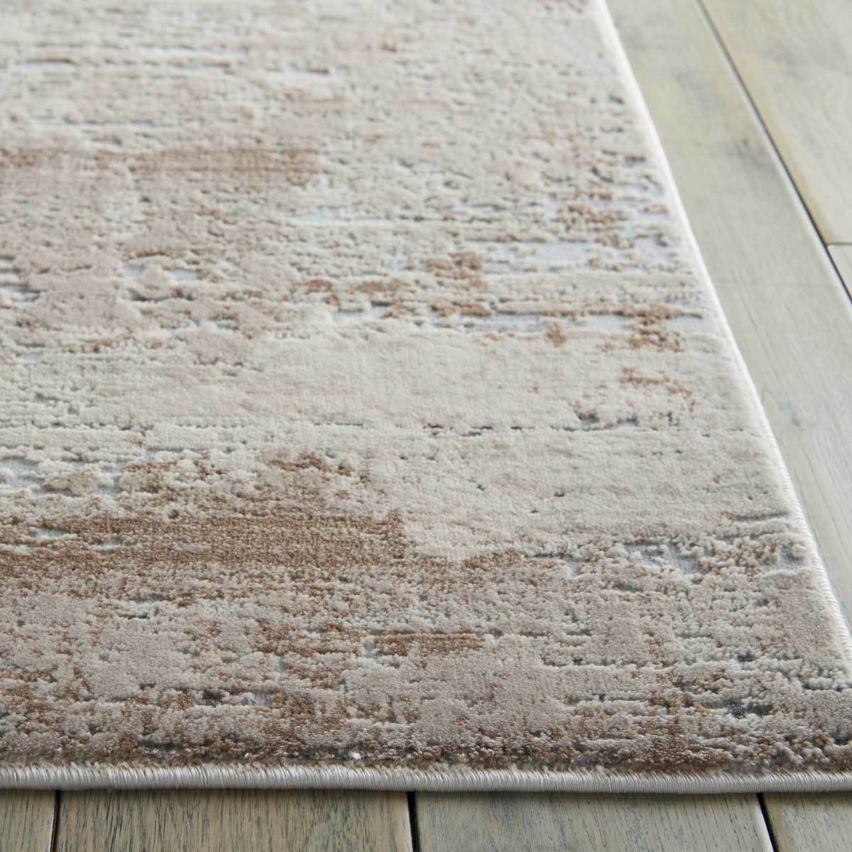 Rustic Textures Blended Beige Rug in 3 Sizes