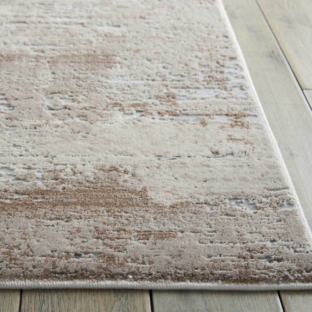Rustic Textures Blended Beige Rug in 3 Sizes